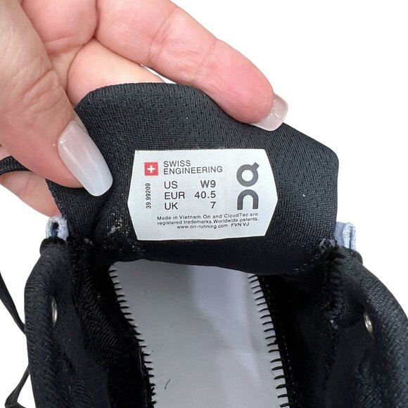 On Cloudstratus Marina/Magnet women's running shoes sneakers size 9 - Picture 9 of 10